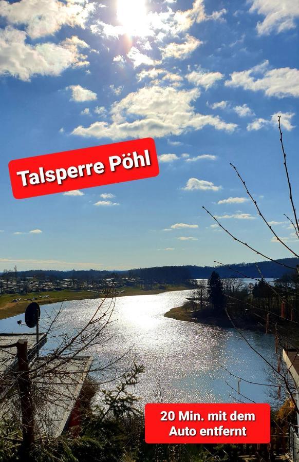 Ferienwohnung "Blick Mylau" - Naehe Freizeitpark Plohn & Weltgroesster Ziegelsteinbruecke Райхенбах-им-Фогтланд Экстерьер фото