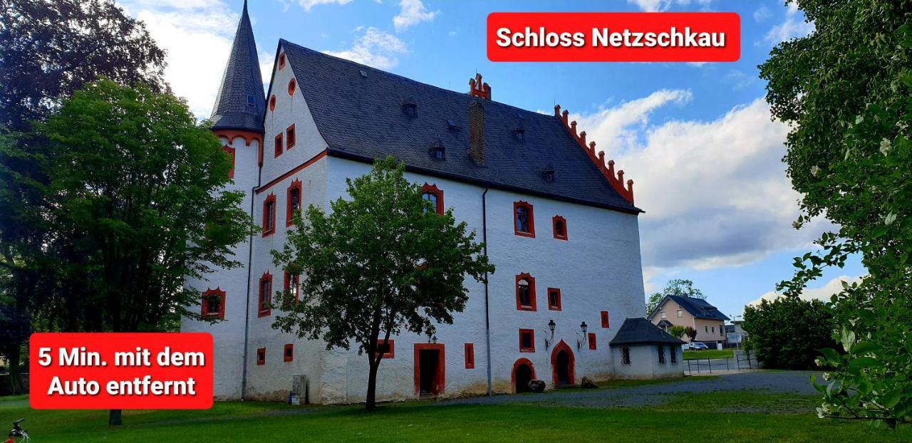 Ferienwohnung "Blick Mylau" - Naehe Freizeitpark Plohn & Weltgroesster Ziegelsteinbruecke Райхенбах-им-Фогтланд Экстерьер фото