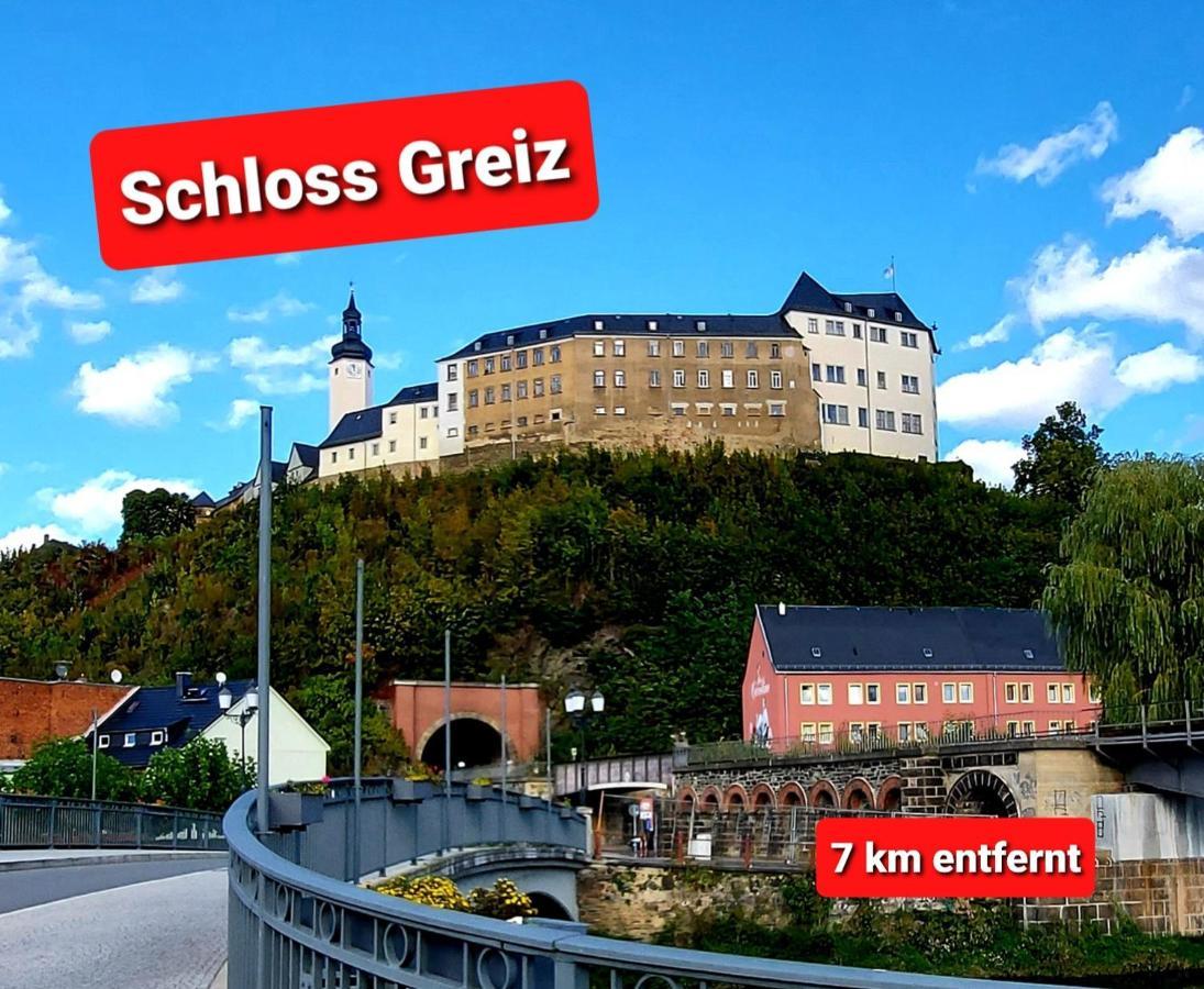 Ferienwohnung "Blick Mylau" - Naehe Freizeitpark Plohn & Weltgroesster Ziegelsteinbruecke Райхенбах-им-Фогтланд Экстерьер фото