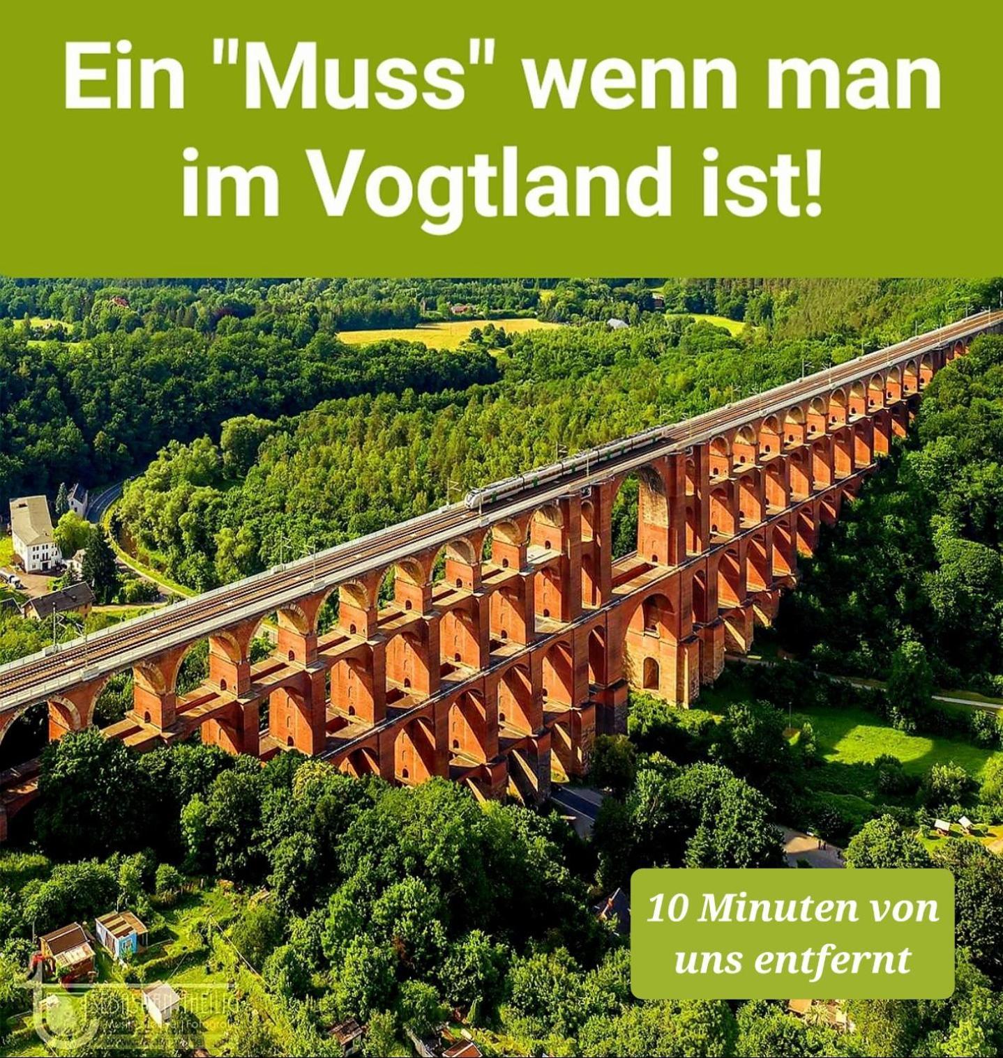 Ferienwohnung "Blick Mylau" - Naehe Freizeitpark Plohn & Weltgroesster Ziegelsteinbruecke Райхенбах-им-Фогтланд Экстерьер фото